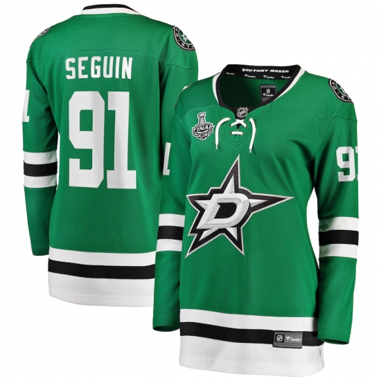 Women's Dallas Stars #91 Tyler Seguin Fanatics Branded Green 2020 Stanley Cup Final Bound Home Player Breakaway Jersey - Ujersey