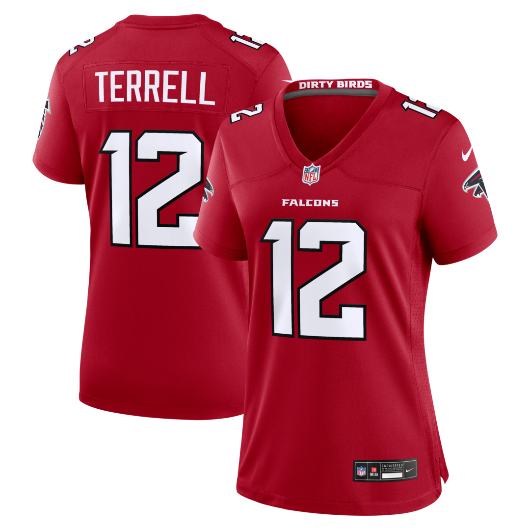 Women's Atlanta Falcons Avieon Terrell Nike Red Team Game Jersey - U-jersey