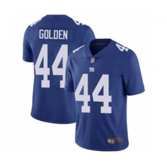 Youth New York Giants #44 Markus Golden Royal Blue Team Color Vapor Untouchable Limited Player Football Jersey - Ujersey