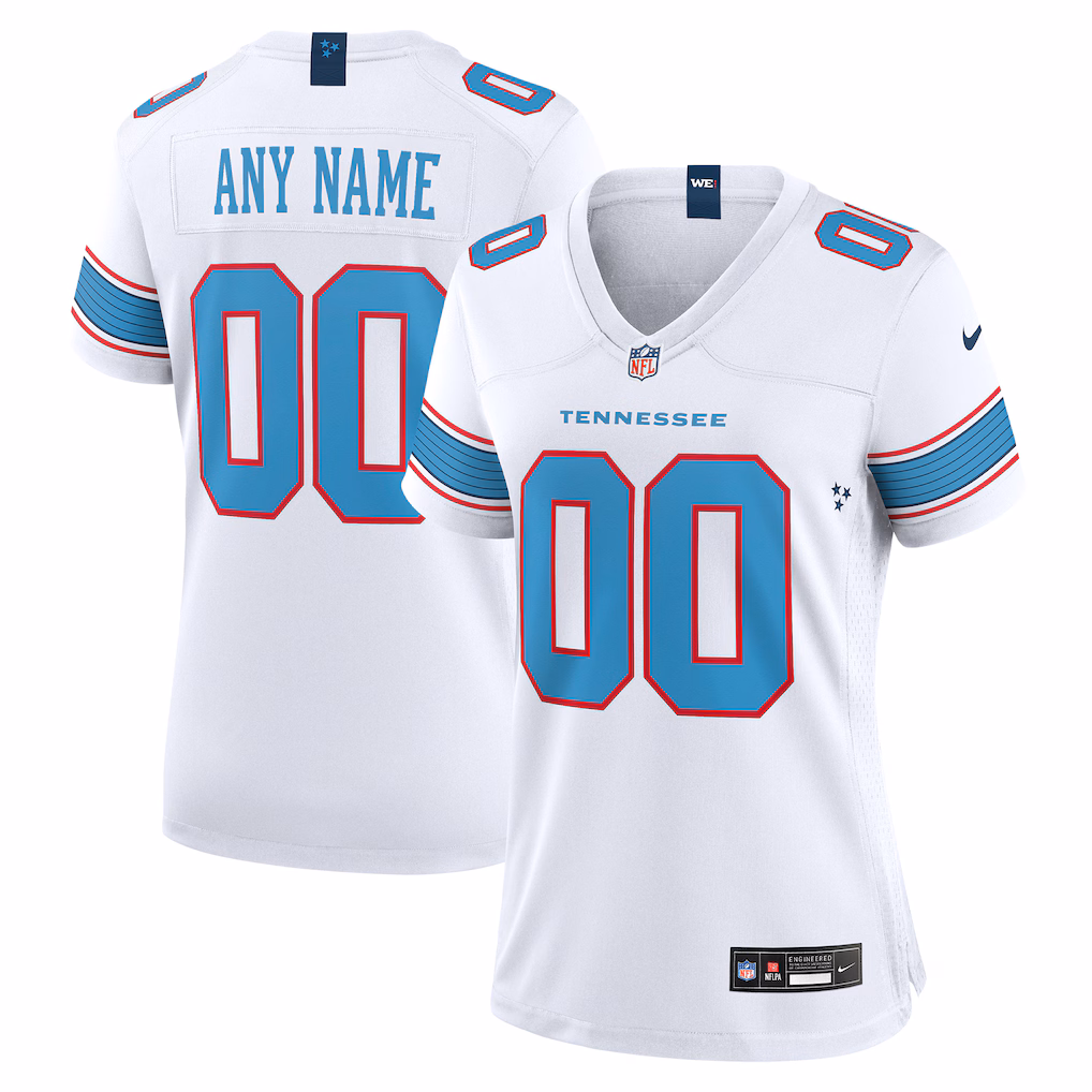 Women's Tennessee Titans Nike White Game Custom Jersey - Vujersey Los Angeles Rams