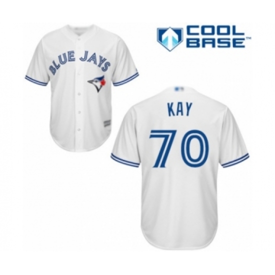 Youth Toronto Blue Jays #70 Anthony Kay Authentic White Home Baseball Player Jersey - Ujersey