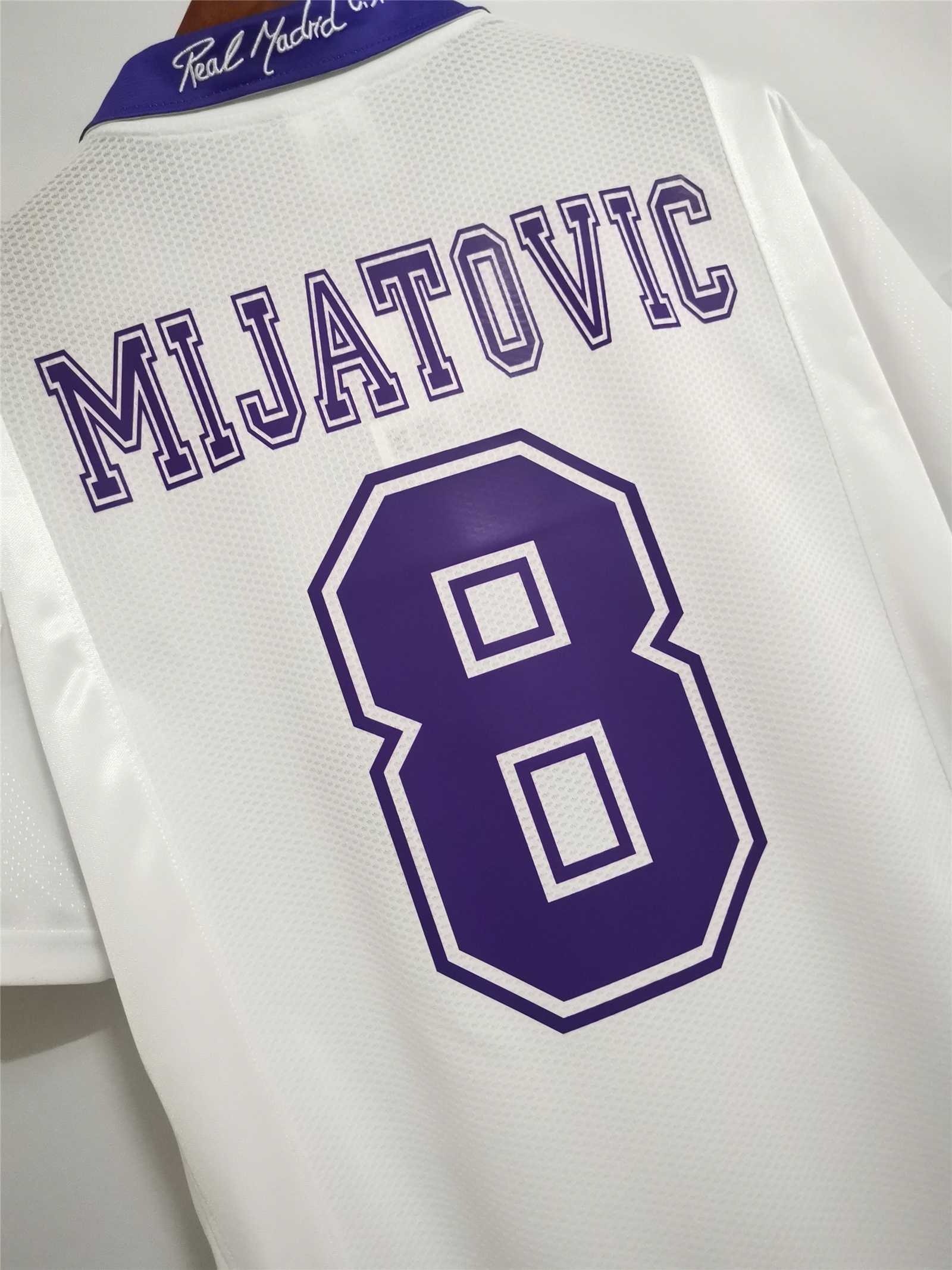 Real Madrid Retro Jersey Home Custom Soccer Shirt 1997-98 - ujerseystore