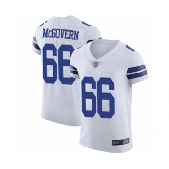 Men's Dallas Cowboys #66 Connor McGovern White Vapor Untouchable Elite Player Football Jersey - Ujersey