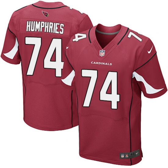 Men's Nike Arizona Cardinals #74 D.J. Humphries Elite Red Team Color NFL Jersey - Ujersey