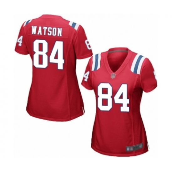 Women's New England Patriots #84 Benjamin Watson Game Red Alternate Football Jersey - Ujersey