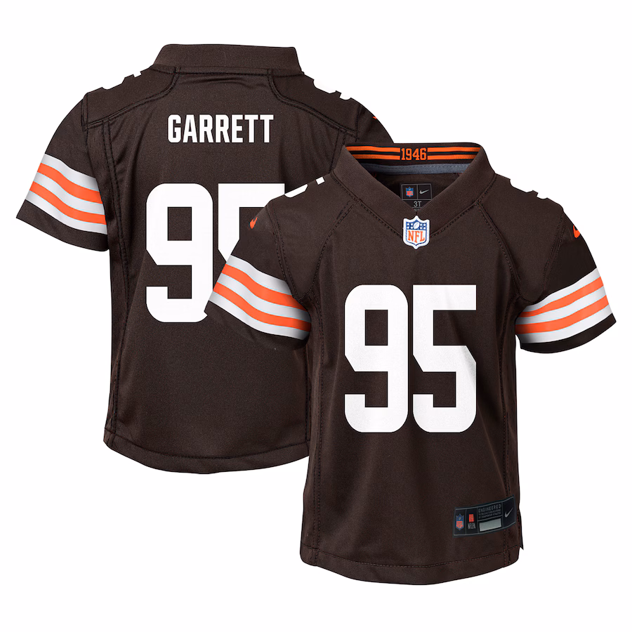 Toddler Cleveland Browns Myles Garrett Nike Brown Game Jersey - Ujersey