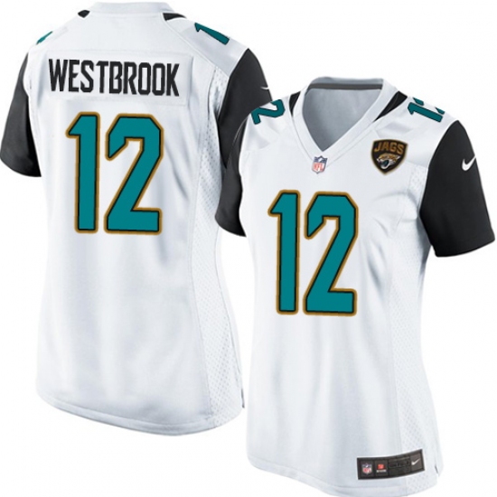 Women's Nike Jacksonville Jaguars #12 Dede Westbrook Game White NFL Jersey - Ujersey