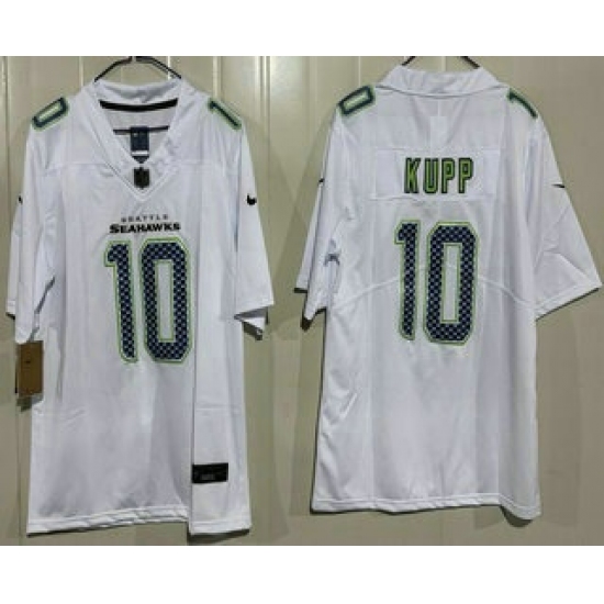 Men's Seattle Seahawks #10 Cooper Kupp Limited White Fashion Vapor Jersey - Ujersey