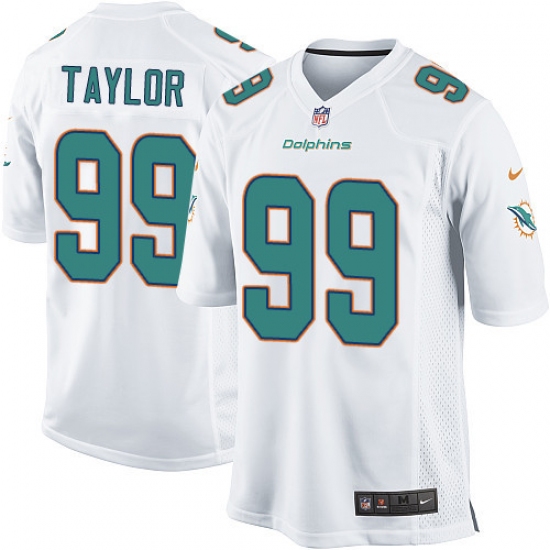 Men's Nike Miami Dolphins #99 Jason Taylor Game White NFL Jersey - Ujersey