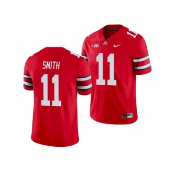 Men's Ohio State Buckeyes Tyreke Smith 11 Scarlet Game Football Jersey - Ujersey