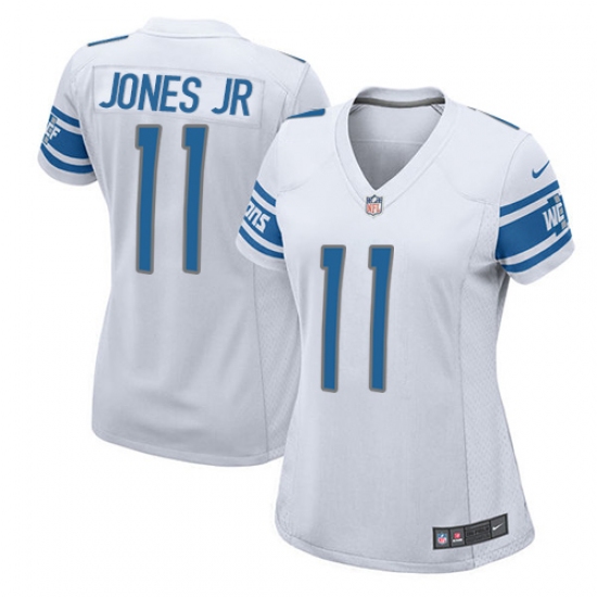 Women's Nike Detroit Lions #11 Marvin Jones Jr Game White NFL Jersey - Ujersey