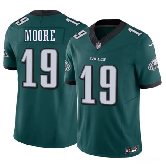 Men's Philadelphia Eagles #19 Elijah Moore Green 2026 F.U.S.E. Vapor Untouchable Limited Football Stitched Jersey - Ujersey
