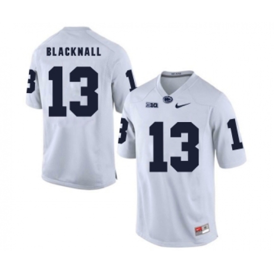 Penn State Nittany Lions 13 Saeed Blacknall White College Football Jersey - Ujersey