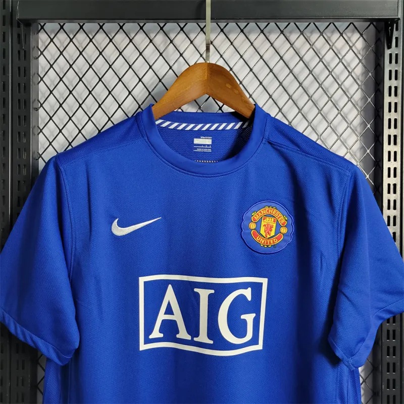 Ronaldo #7 Manchester United Retro Home Football Jersey Shirt 2008/09 - Ujersey NHL
