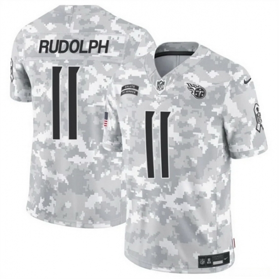 Men's Tennessee Titans #11 Mason Rudolph 2024 F U S E Arctic Camo Salute To Service Limited Stitched Football Jersey - Ujersey