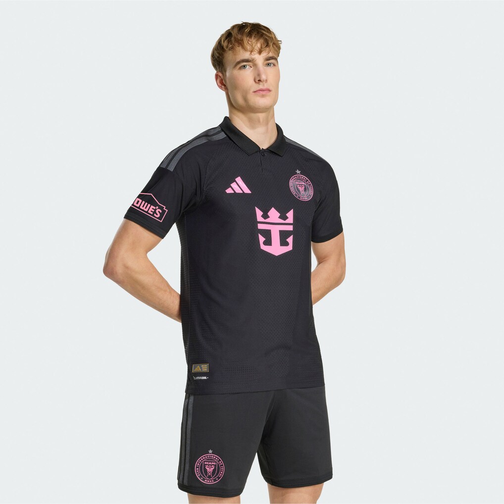 Men's Inter Miami CF adidas Black 2026 Presagio On-Field Authentic Patch Jersey - Ujersey