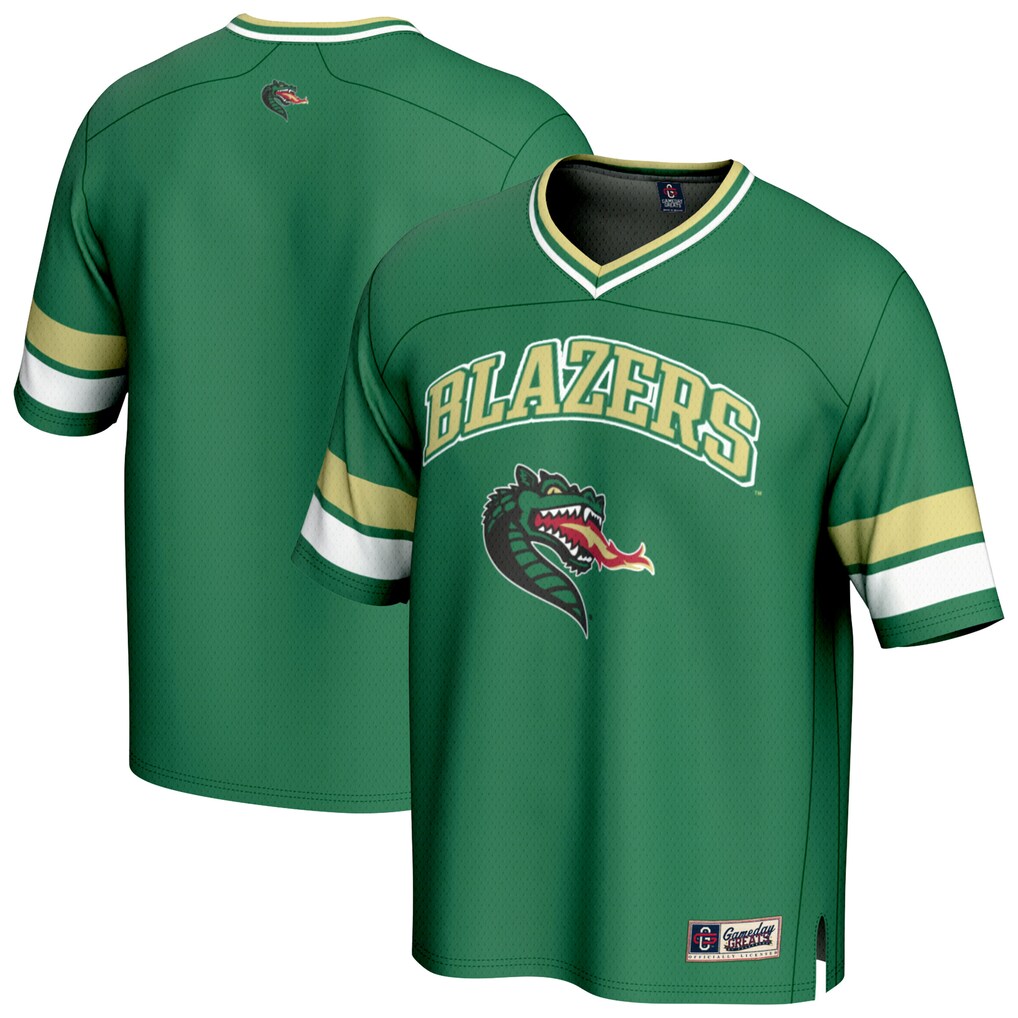 Youth GameDay Greats Green UAB Blazers Football Jersey - ujerseystore