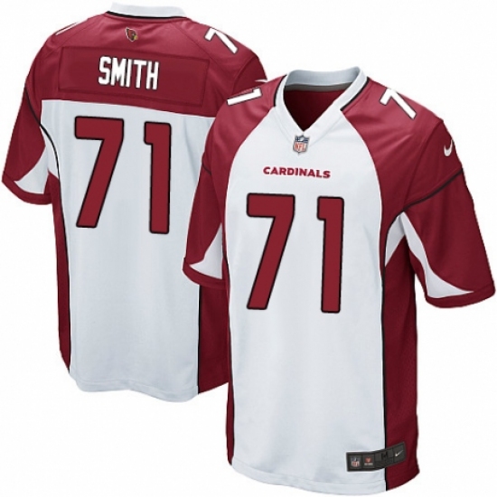 Men's Nike Arizona Cardinals #71 Andre Smith Game White NFL Jersey - Ujersey