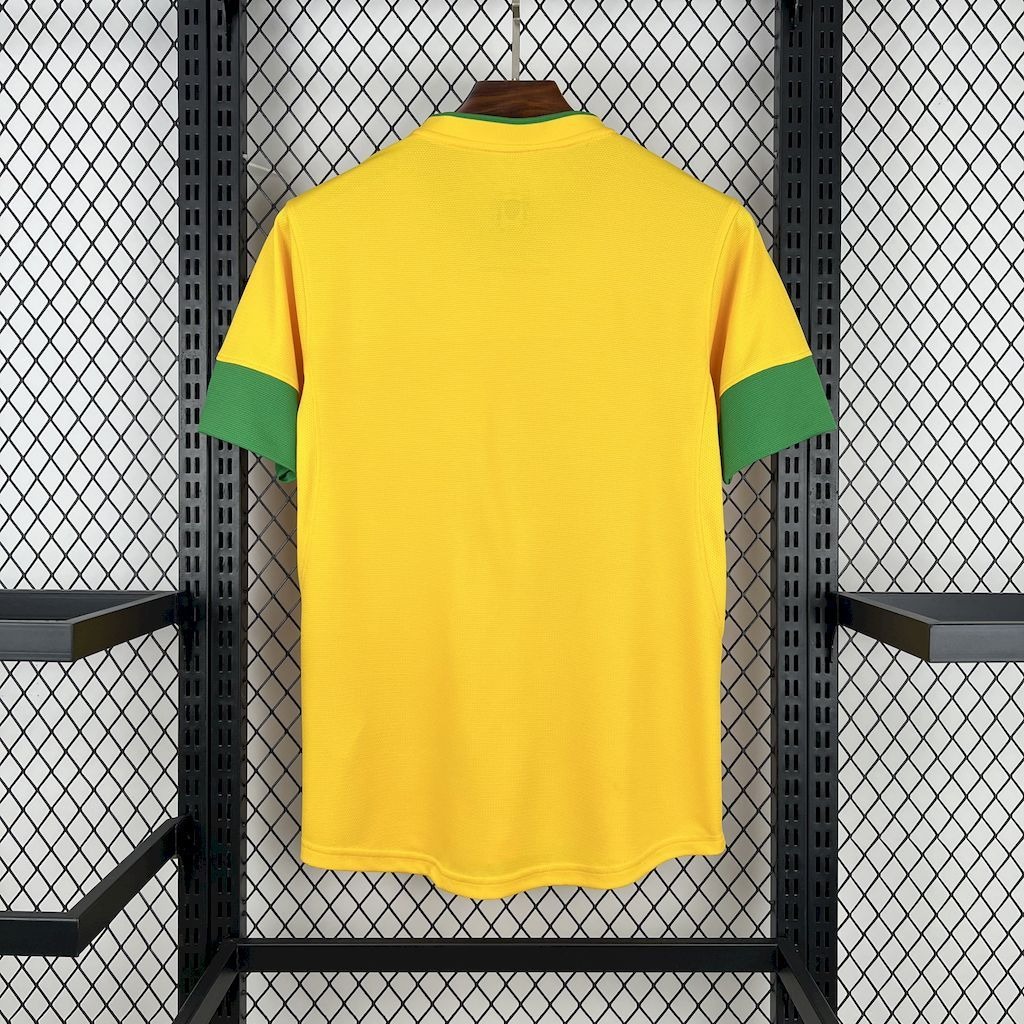 Brazil Retro Jersey Custom Home Soccer Jersey 2012 - ujerseystore