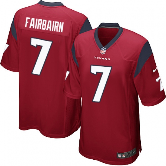 Men's Nike Houston Texans #7 Ka'imi Fairbairn Game Red Alternate NFL Jersey - Ujersey