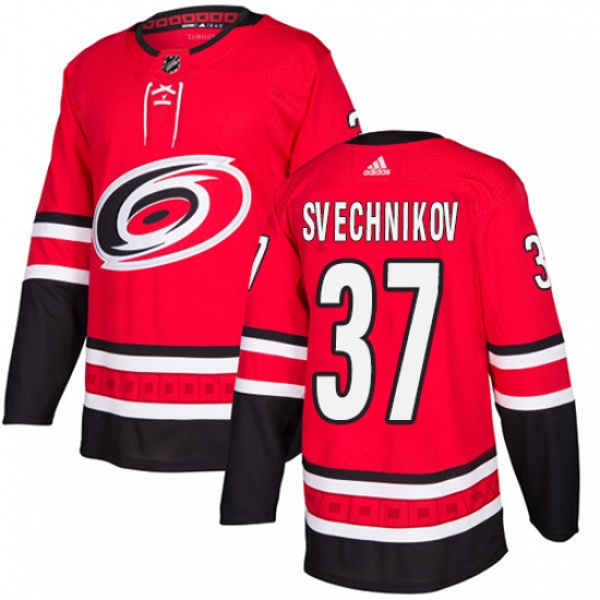 Men's Adidas Carolina Hurricanes #37 Andrei Svechnikov Premier Red Home NHL Jersey - Ujersey