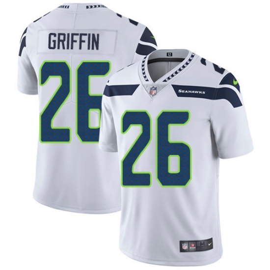 Youth Nike Seattle Seahawks #26 Shaquill Griffin Elite White NFL Jersey - Ujersey