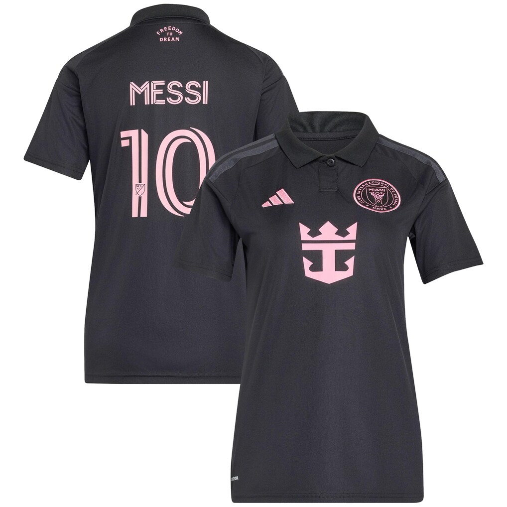Women's Inter Miami CF Lionel Messi adidas Black 2026 Presagio Replica Jersey - Ujersey