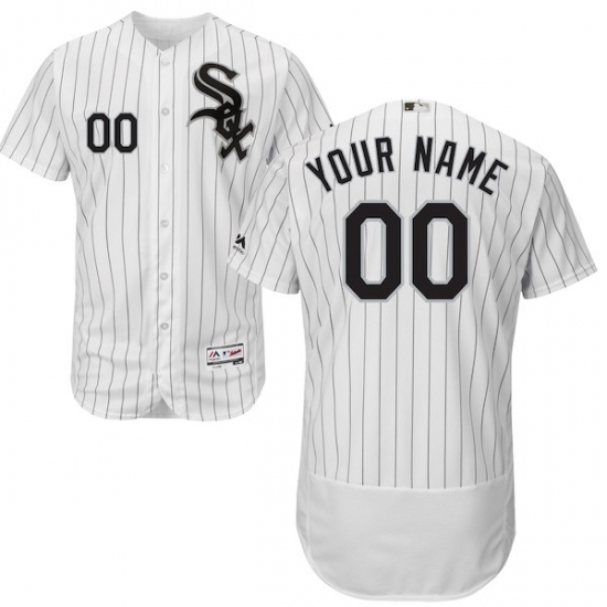 Majestic Home White/Black Flex Base Authentic Collection Custom Jersey - Ujersey