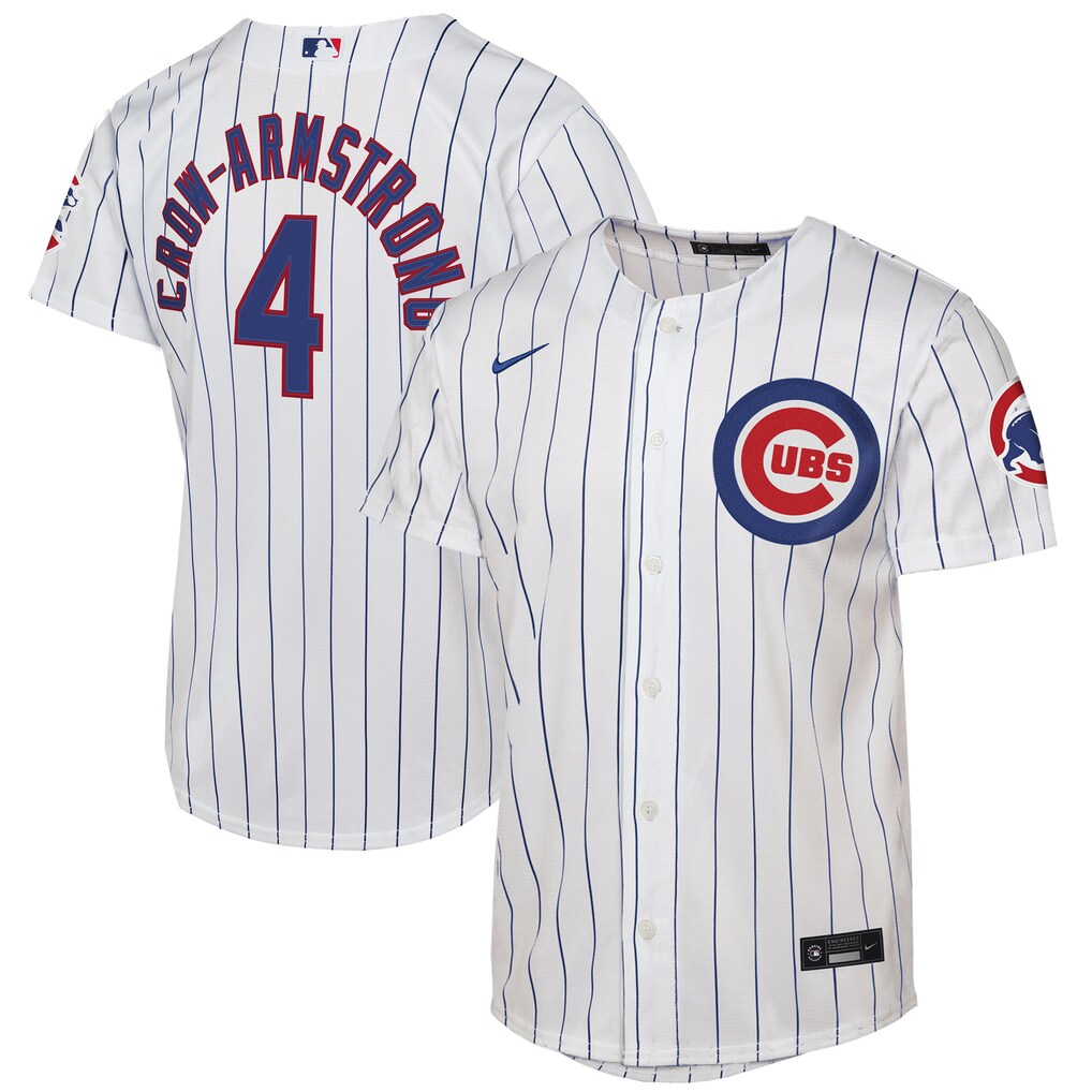 Youth Chicago Cubs Pete Crow-Armstrong Nike White Home Stadium Jersey - Ujersey