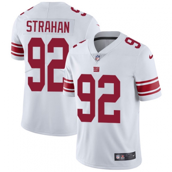 Youth Nike New York Giants #92 Michael Strahan White Vapor Untouchable Limited Player NFL Jersey - Ujersey