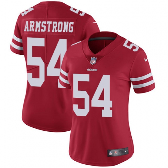 Women's Nike San Francisco 49ers #54 Ray-Ray Armstrong Red Team Color Vapor Untouchable Limited Player NFL Jersey - Ujersey