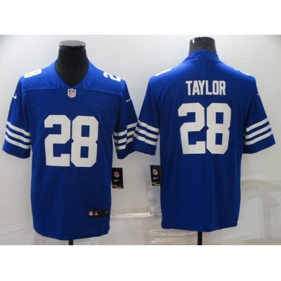 Men's Indianapolis Colts #28 Jonathan Taylor Royal Vapor Untouchable Limited Stitched Jersey - Ujersey