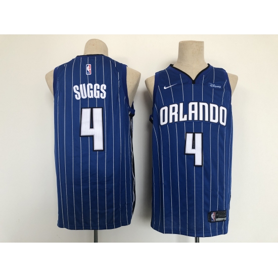 Men's Orlando Magic #4 Jalen Suggs Nike Blue 2021 Draft First Round Pick Swingman Jersey - Ujersey