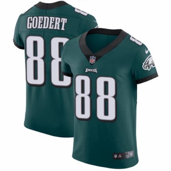 Men's Nike Philadelphia Eagles #88 Dallas Goedert Midnight Green Team Color Vapor Untouchable Elite Player NFL Jersey - Ujersey
