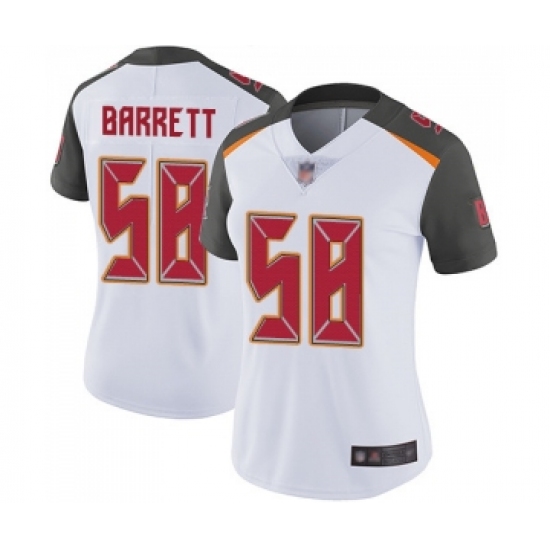 Women's Tampa Bay Buccaneers #58 Shaquil Barrett White Vapor Untouchable Limited Player Football Jersey - Ujersey