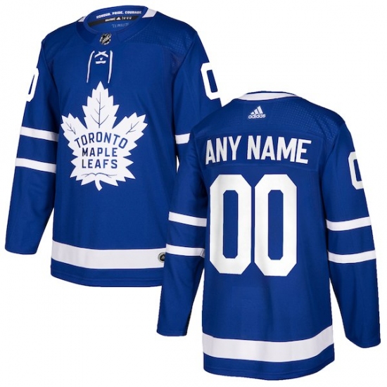 Men's Toronto Maple Leafs adidas Blue Authentic Custom Jersey - Ujersey