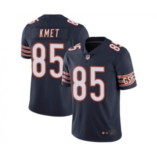 Men's Chicago Bears #85 Cole Kmet Navy Vapor untouchable Limited Stitched NFL Jersey - Ujersey