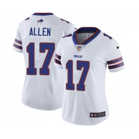 Women's Bills #17 Josh Allen White Vapor Untouchable Limited Stitched NFL Jersey