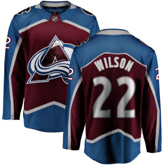 Men's Colorado Avalanche #22 Colin Wilson Fanatics Branded Maroon Home Breakaway NHL Jersey - Ujersey