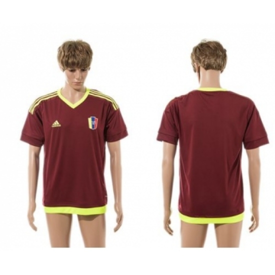 Venezuela Blank Home Soccer Country Jersey