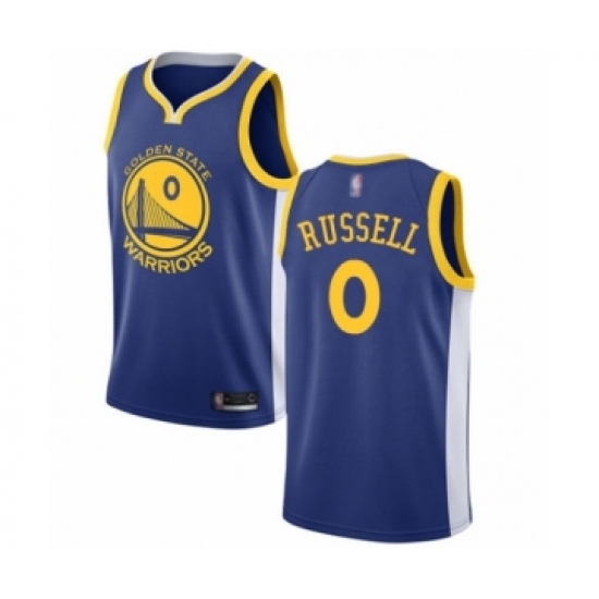 Youth Golden State Warriors #0 D'Angelo Russell Swingman Royal Blue Basketball Jersey - Icon Edition - Ujersey