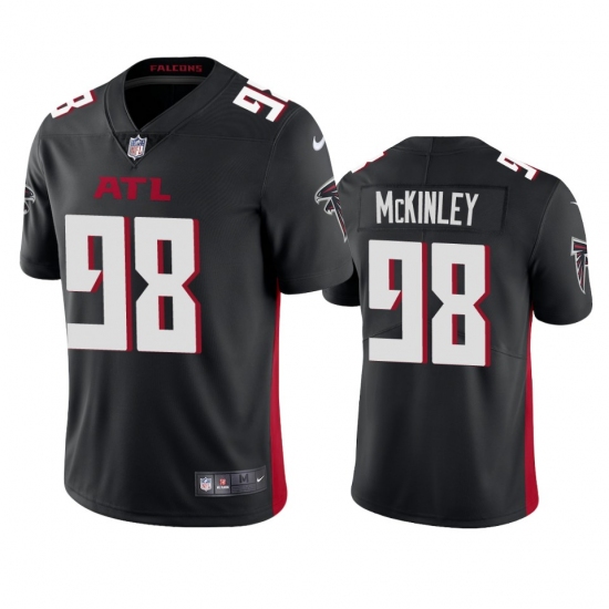 Nike Atlanta Falcons #98 Takkarist Mckinley Men's Black 2020 Vapor Untouchable Limited NFL Jersey - Ujersey