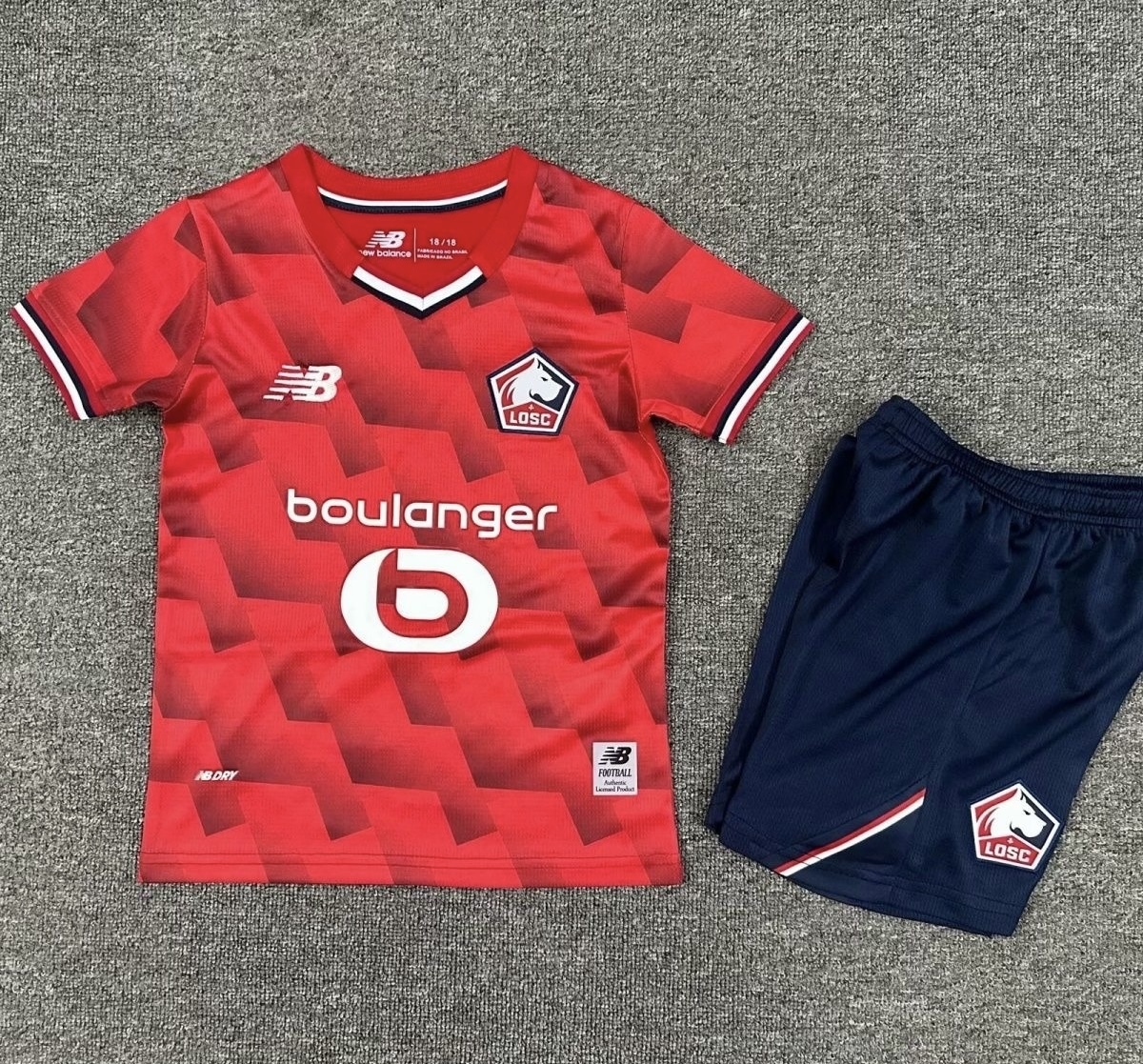 Lille OSC Soccer Jersey Home Kids Kit Jersey+Shorts 2025-26 - U-jersey