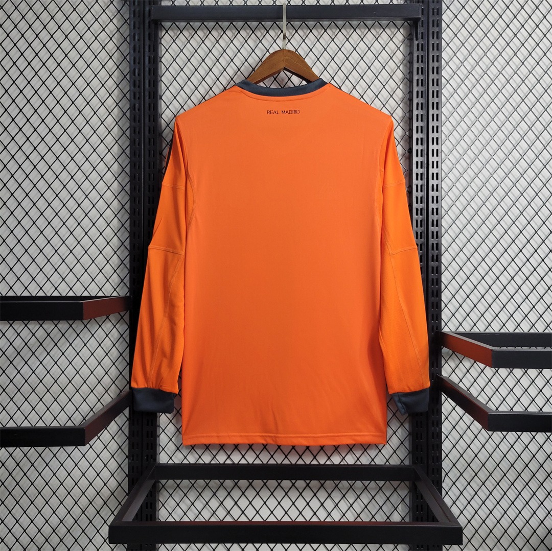 Real Madrid Retro Jersey Third Away Long Sleeve Custom Soccer Shirt 2013/14 - ujerseystore