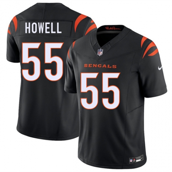Men's Cincinnati Bengals #55 Cashius Howell Black 2026 Draft F.U.S.E. Vapor Untouchable Limited Football Stitched Jersey - Ujersey