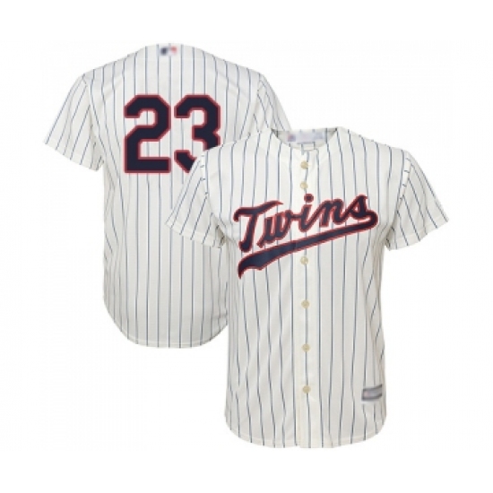 Men's Minnesota Twins #23 Nelson Cruz Replica Cream Alternate Cool Base Baseball Jersey - Ujersey