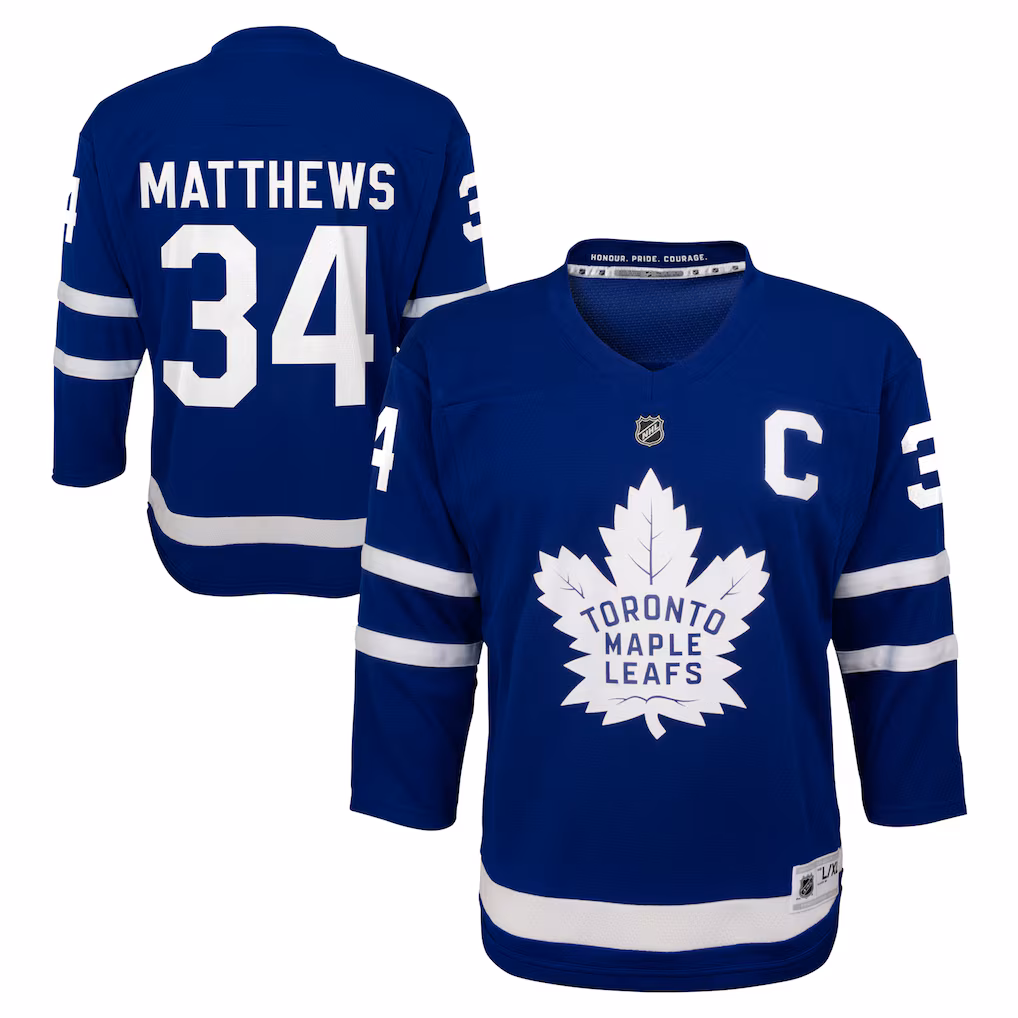 Preschool Toronto Maple Leafs Auston Matthews Blue Replica Player Jersey - Ujersey