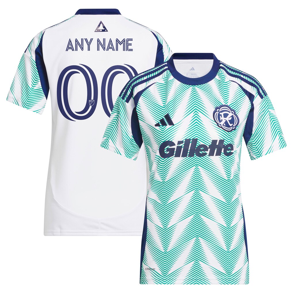 Women's New England Revolution adidas White 2025 Eastern White Pine x Flag of New England Replica Custom Jersey - Ujersey