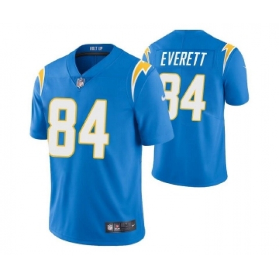 Men's Los Angeles Chargers #84 Gerald Everett Blue Vapor Untouchable Limited Stitched Jersey - Ujersey