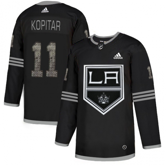 Men's Adidas Los Angeles Kings #11 Anze Kopitar Black Authentic Classic Stitched NHL Jersey - Ujersey